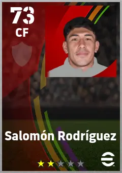 Salomon Rodriguez eFootball 2026 player card — 73 OVR CF