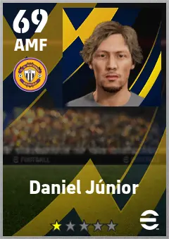 Daniel Junior eFootball 2026 player card — 69 OVR AMF