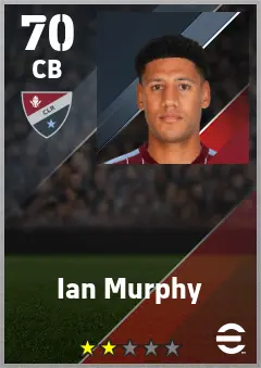 Ian Murphy eFootball 2026 player card — 70 OVR CB