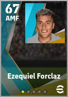 Ezequiel Forclaz eFootball 2026 player card — 67 OVR AMF