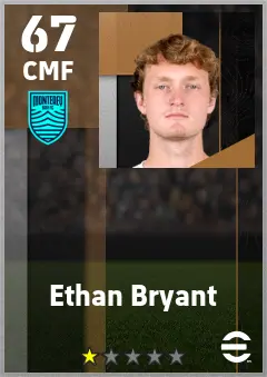 Ethan Bryant eFootball 2026 player card — 67 OVR CMF