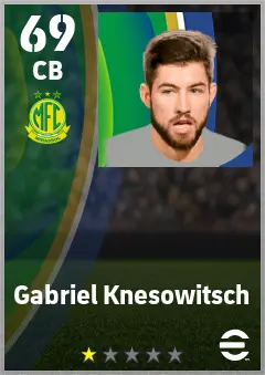 Gabriel Knesowitsch eFootball 2026 player card — 69 OVR CB