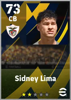 Sidney Lima eFootball 2026 player card — 73 OVR CB