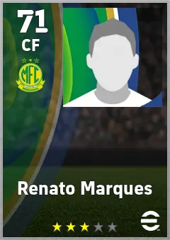 Renato Marques eFootball 2026 player card — 71 OVR CF