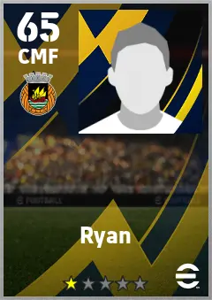 Ryan eFootball 2026 player card — 65 OVR CMF