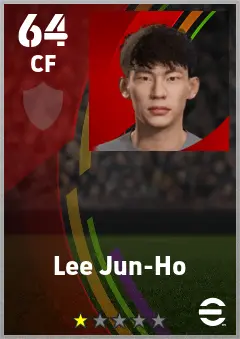 Lee Jun-Ho eFootball 2026 player card — 64 OVR CF