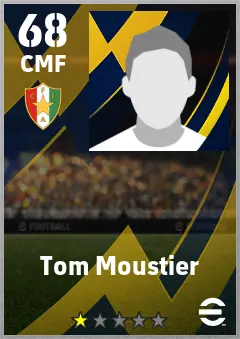 Tom Moustier eFootball 2026 player card — 68 OVR CMF