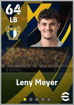 Leny Meyer eFootball 2026 player card, 64 OVR LB
