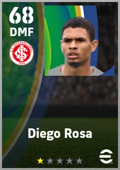 Diego Rosa eFootball 2026 player card — 68 OVR DMF