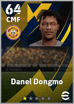 Danel Dongmo eFootball 2026 player card, 64 OVR CMF