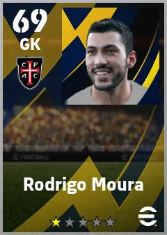 Rodrigo Moura eFootball 2026 player card — 69 OVR GK