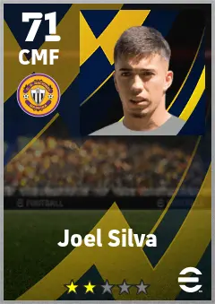 Joel Silva eFootball 2026 player card — 71 OVR CMF