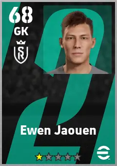 Ewen Jaouen eFootball 2026 player card — 68 OVR GK