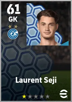 Laurent Seji eFootball 2026 player card — 61 OVR GK