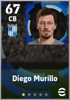 Diego Murillo eFootball 2026 player card — 67 OVR CB