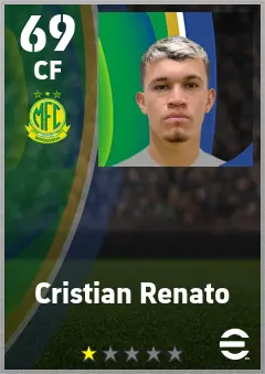 Cristian Renato eFootball 2026 player card — 69 OVR CF