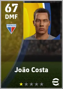 Joao Costa eFootball 2026 player card — 67 OVR DMF