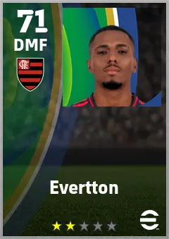 Evertton eFootball 2026 player card — 71 OVR DMF