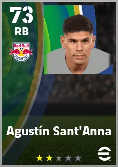 Agustin Sant Anna eFootball 2026 player card — 73 OVR RB