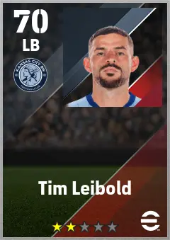 Tim Leibold eFootball 2026 player card — 69 OVR LB