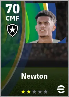 Newton eFootball 2026 player card — 70 OVR CMF