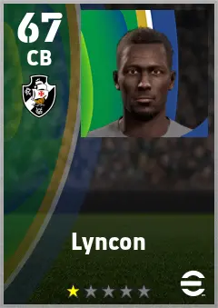 Lyncon eFootball 2026 player card — 67 OVR CB