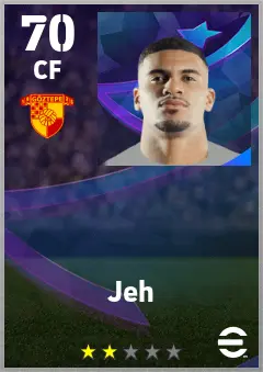 Jeh eFootball 2026 player card — 70 OVR CF