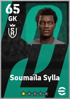 Soumaila Sylla eFootball 2026 player card — 65 OVR GK
