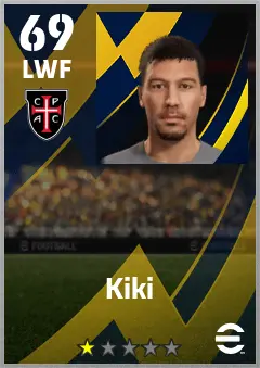 Kiki eFootball 2026 player card — 69 OVR LWF