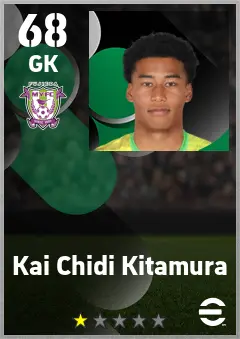Kai Chidi Kitamura eFootball 2026 player card — 68 OVR GK