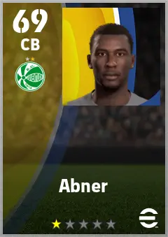 Abner eFootball 2026 player card — 69 OVR CB
