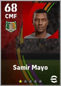 Samir Mayo eFootball 2026 player card — 68 OVR CMF
