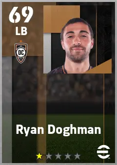 Ryan Doghman eFootball 2026 player card — 69 OVR LB