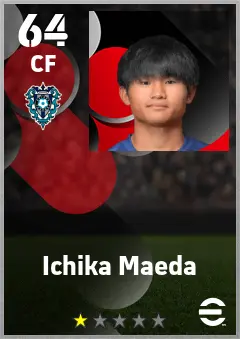 Ichika Maeda eFootball 2026 player card — 64 OVR CF