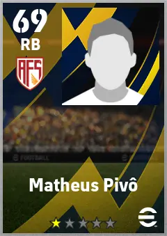 Matheus Pivo eFootball 2026 player card — 69 OVR RB