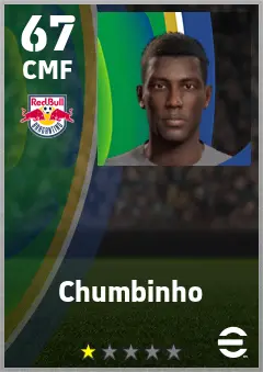 Chumbinho eFootball 2026 player card — 67 OVR CMF