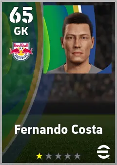Fernando Costa eFootball 2026 player card — 65 OVR GK