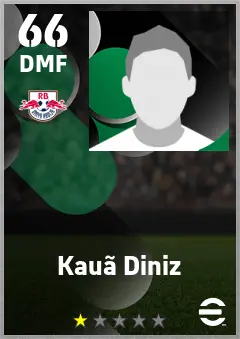 Kaua Diniz eFootball 2026 player card — 66 OVR DMF