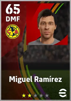 Miguel Ramirez eFootball 2026 player card, 65 OVR DMF