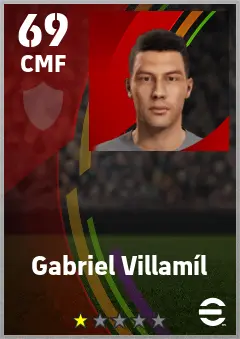 Gabriel Villamil eFootball 2026 player card — 69 OVR CMF