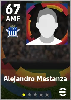 Alejandro Mestanza eFootball 2026 player card — 67 OVR AMF