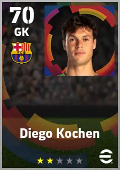 Diego Kochen eFootball 2026 player card — 70 OVR GK