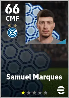 Samuel Marques eFootball 2026 player card — 66 OVR CMF