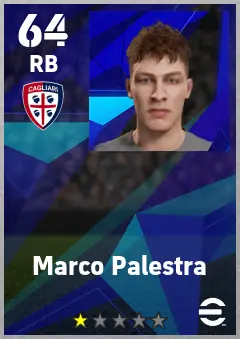 Marco Palestra eFootball 2026 player card — 64 OVR RB
