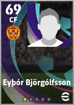 Eythor Bjorgolfsson eFootball 2026 player card — 69 OVR CF