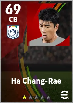 Ha Chang-Rae eFootball 2026 player card — 69 OVR CB