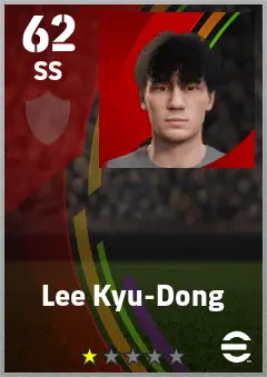 Lee Kyu-Dong eFootball 2026 player card — 62 OVR SS