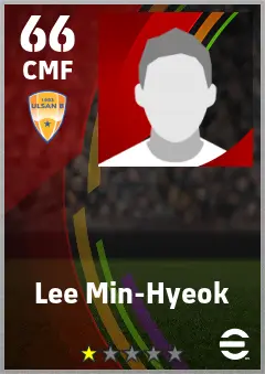 Lee Min-Hyeok eFootball 2026 player card — 66 OVR CMF