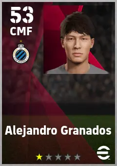 Alejandro Granados eFootball 2026 player card — 60 OVR CMF