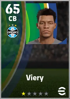 Viery eFootball 2026 player card — 65 OVR CB